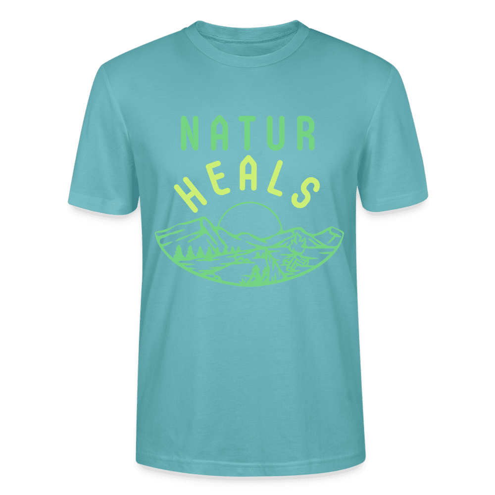 Unisex T-Shirt 'Natur Heals' – Nachhaltige Kleidung aus Bio-Baumwolle