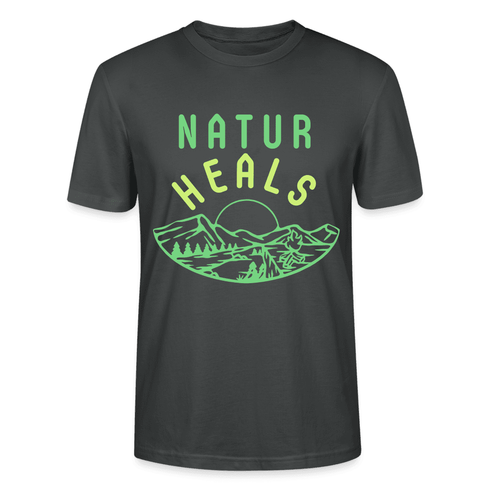 Unisex T-Shirt 'Natur Heals' – Langlebige und umweltfreundliche Mode